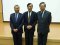 由左至右：李祖德董事長、陳世卿博士、邱文達校長